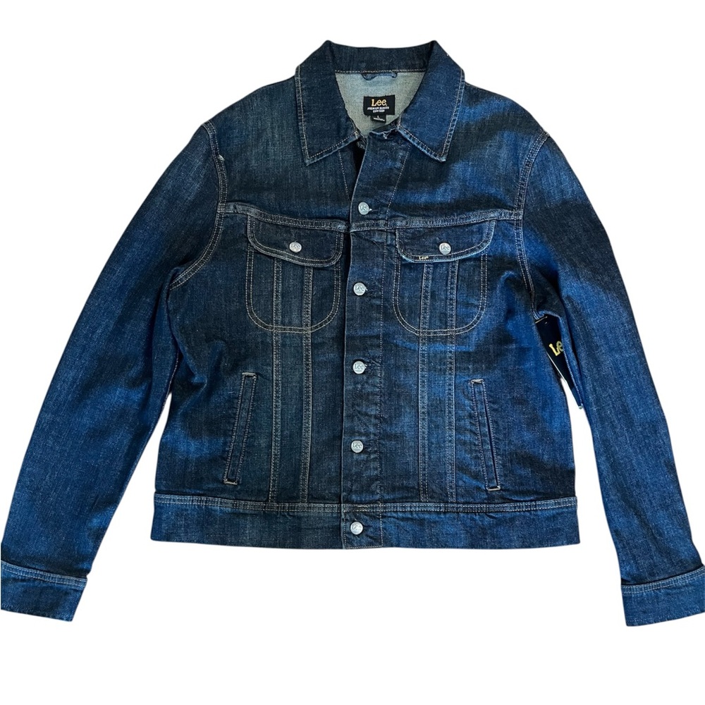 Lee - “Strong Arm” Legendary Men's Blue Classic Denim Rider Jacket - Size L